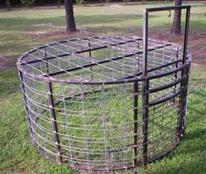 Round Cage Trap for Wild Boar